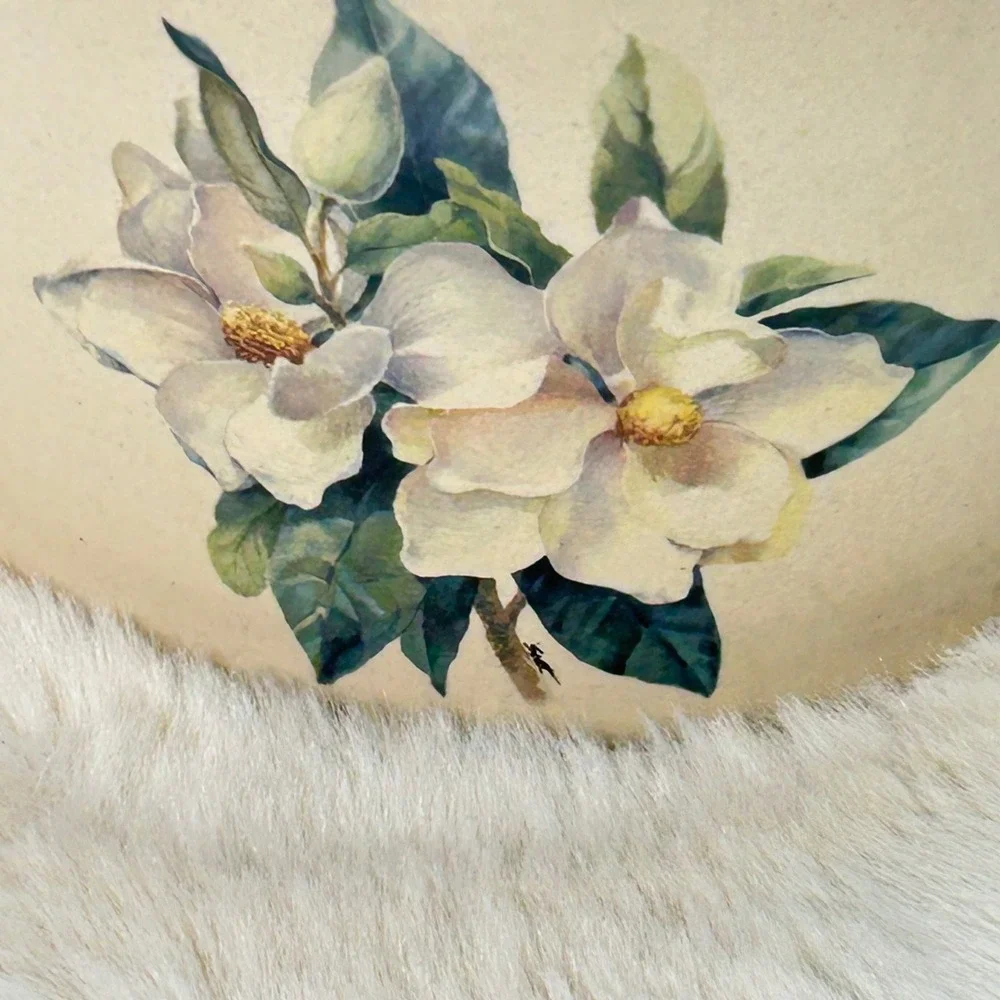 Home & Garden Party Magnolia Crock,‎ Jar, Planter, Hand Made USA, June 2000